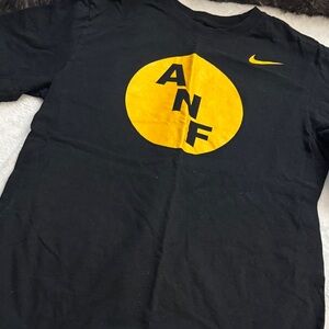 Nike Black Tee with Yellow Graphic